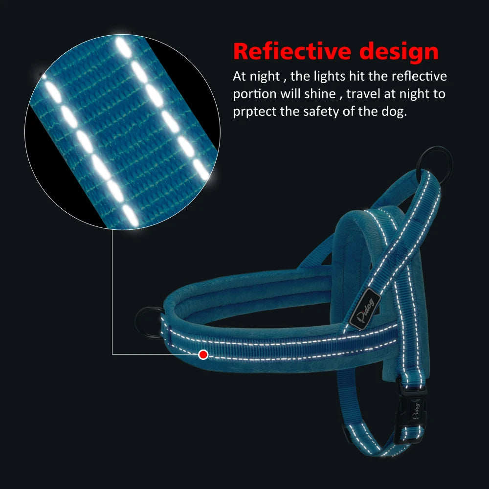 Harnais Anti-Traction pour Chien - Confortable et Réfléchissant
