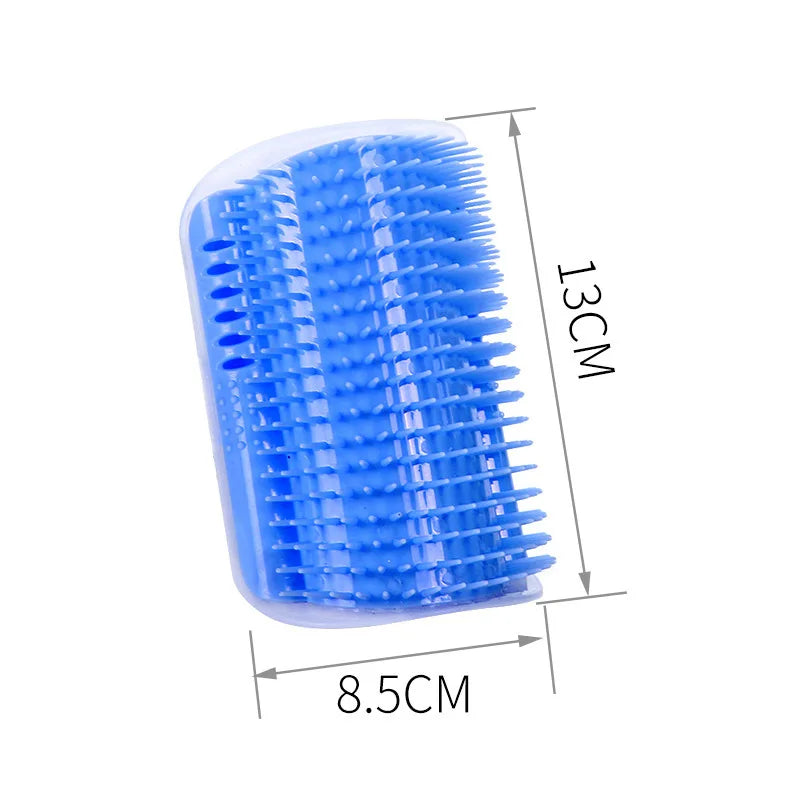 Brosse Anti-Poils Auto-Massante pour Chat - Coin Adhésif