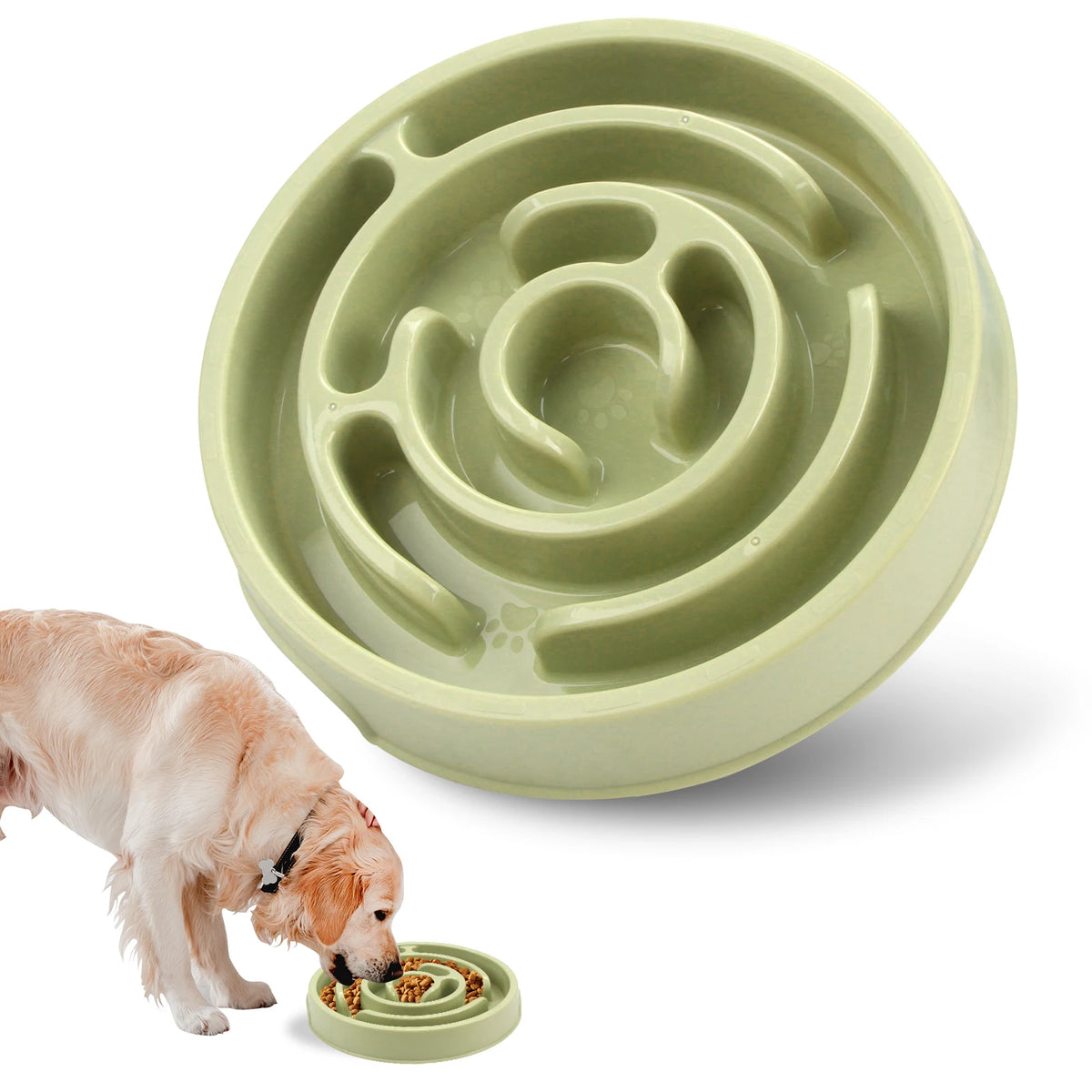 Gamelle Anti-Glouton pour Chien - Bol Ludique Anti-Ingestion Rapide