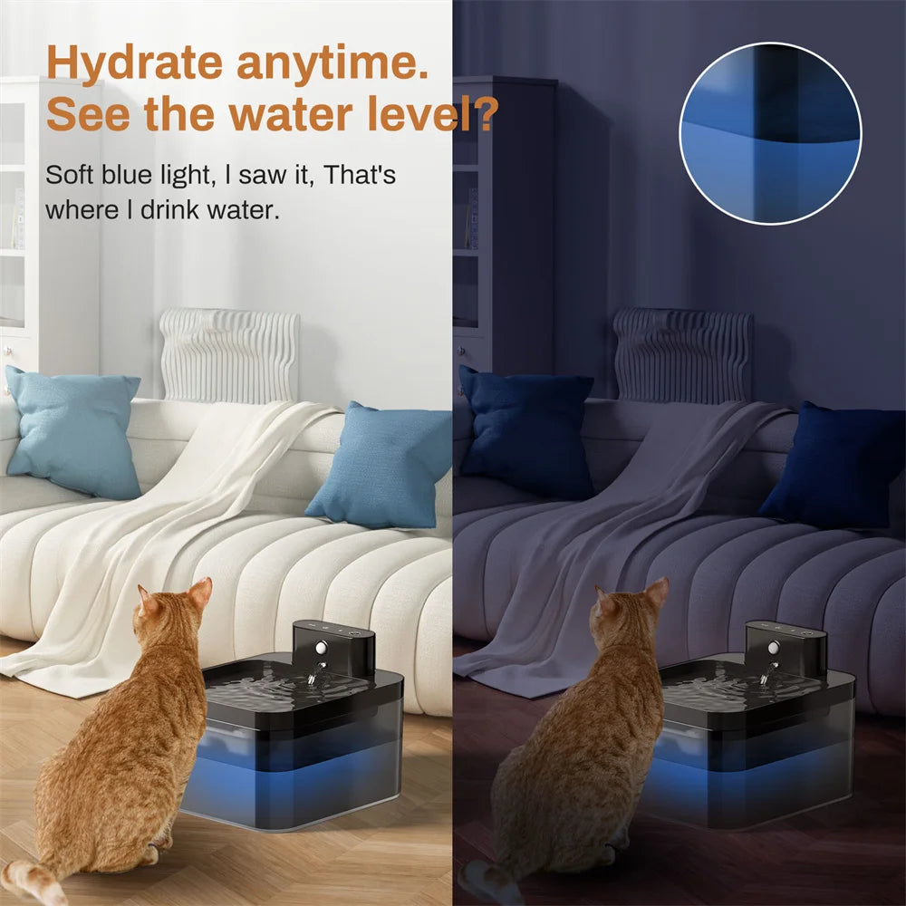Fontaine à Eau Automatique pour Animaux - Distributeur Silencieux