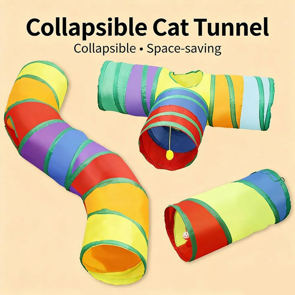 Tunnel de Jeu Pliable pour Chat