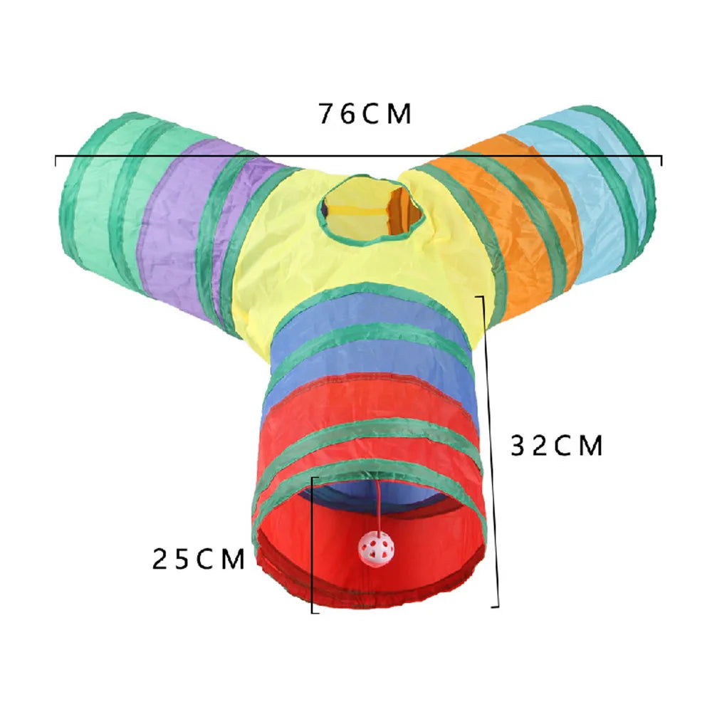 Tunnel de Jeu Pliable pour Chat