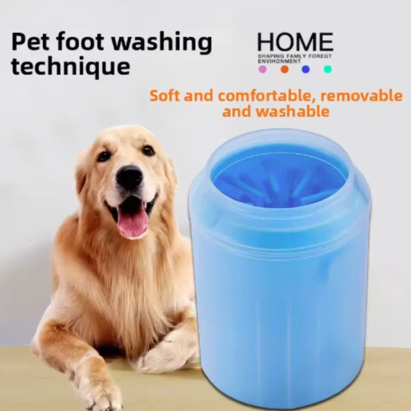 Nettoyeur de Pattes Portable pour Chien - Gobelet Silicone Souple
