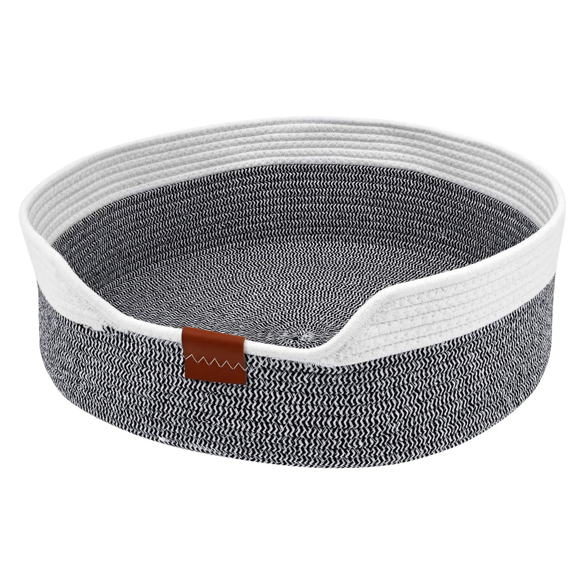 Panier Tressé pour Chat - Coussin Amovible 4 Saisons
