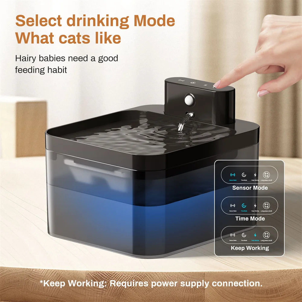 Fontaine à Eau Automatique pour Animaux - Distributeur Silencieux