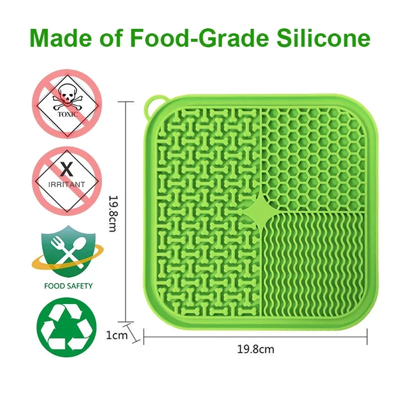 Tapis Léchant Anti-Stress pour Chien et Chat - Ventouses