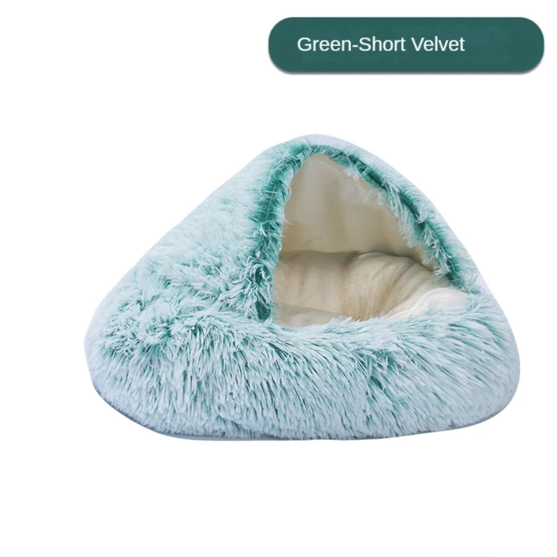 Panier Grotte Moelleux pour Chat - Confortable et Chaud