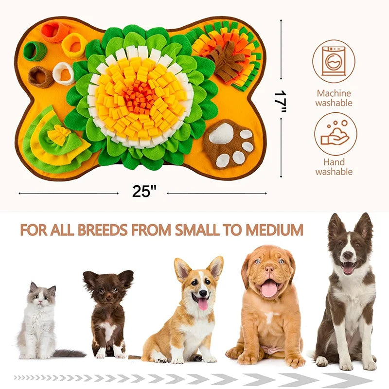 Tapis de Fouille pour Chien - Anti-Stress et Anti-Glouton