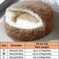 Panier Coquillage Semi-Fermé pour Chat - Ultra Moelleux