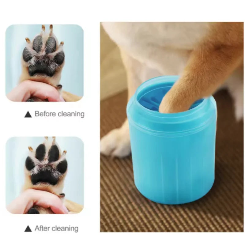 Nettoyeur de Pattes Portable pour Chien - Gobelet Silicone Souple