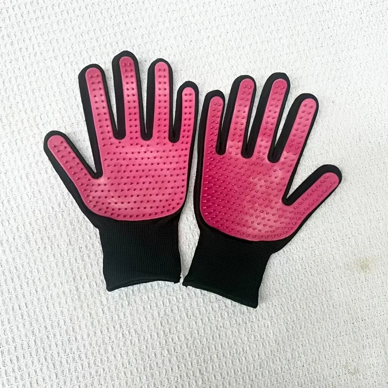 Gants de Toilettage Anti-Poils pour Chien et Chat
