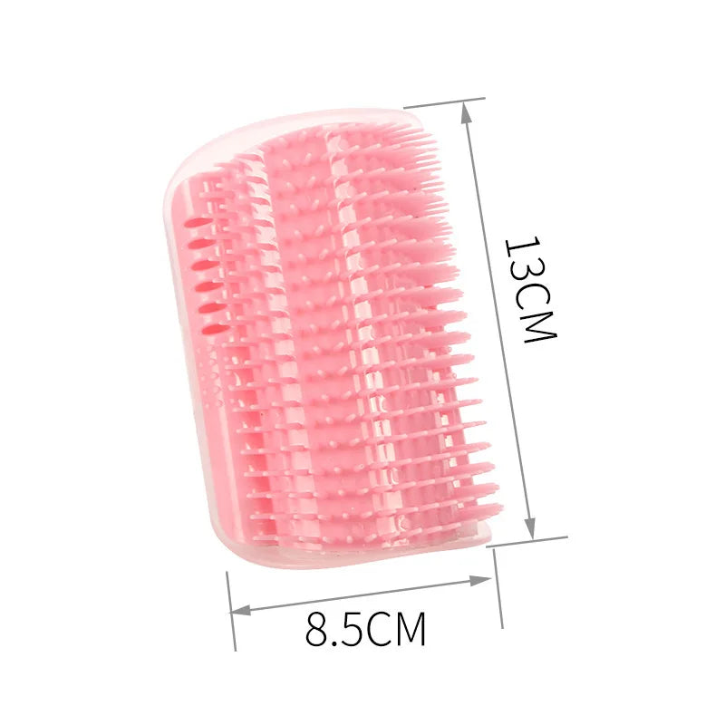 Brosse Anti-Poils Auto-Massante pour Chat - Coin Adhésif