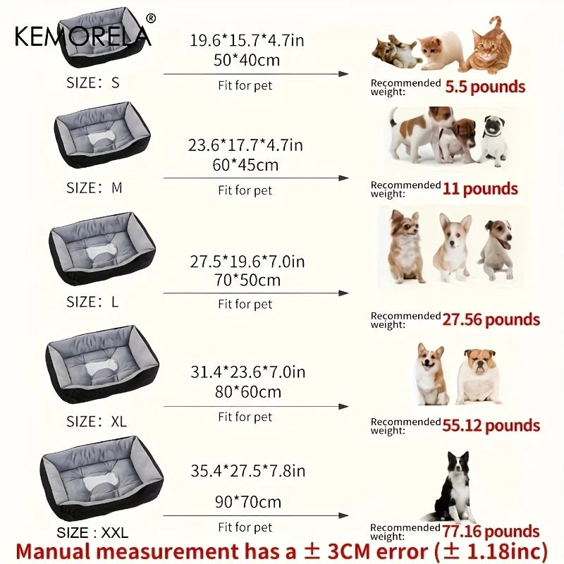 Panier Orthopédique pour Chien - Confort Toutes Saisons