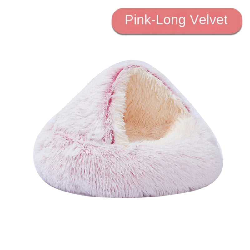 Panier Grotte Moelleux pour Chat - Confortable et Chaud