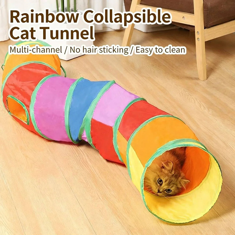Tunnel de Jeu Pliable pour Chat