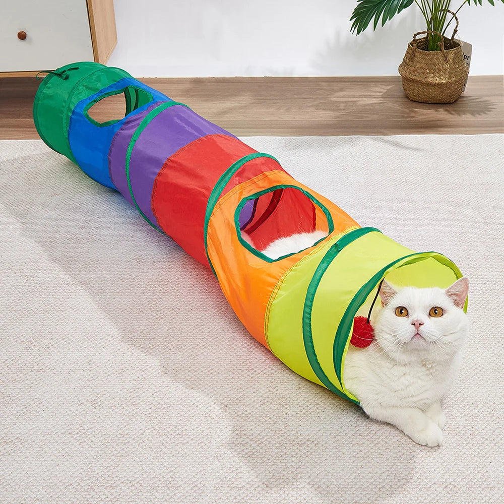 Tunnel de Jeu Pliable pour Chat