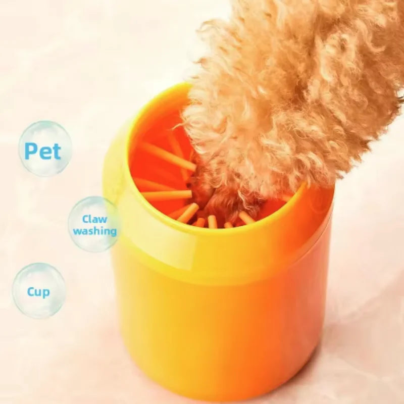 Nettoyeur de Pattes Portable pour Chien - Gobelet Silicone Souple