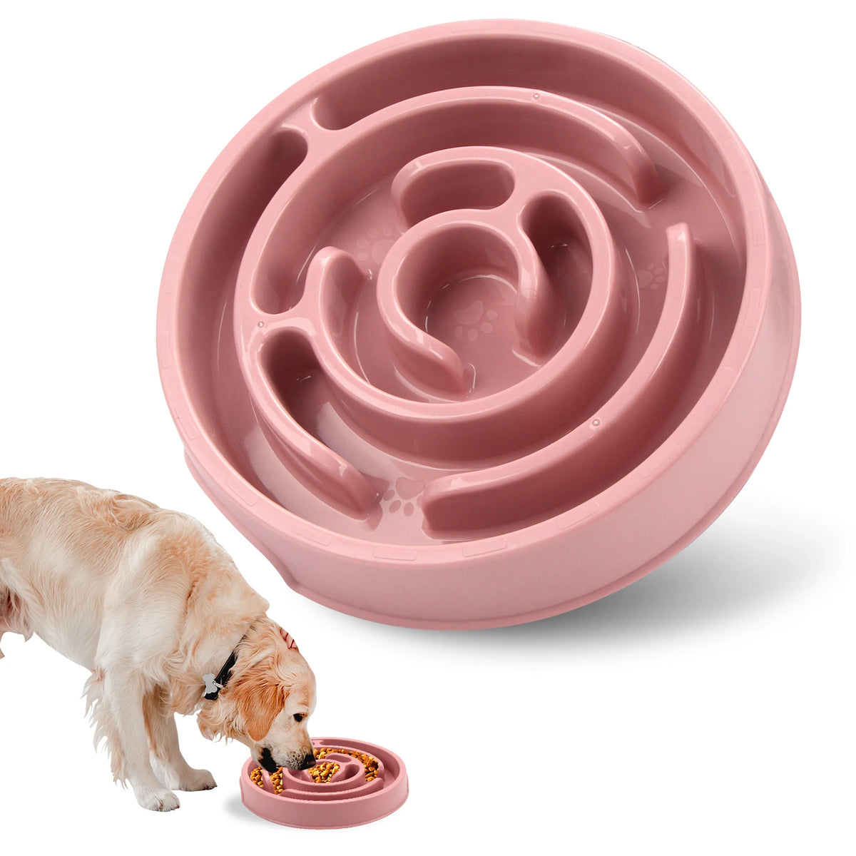 Gamelle Anti-Glouton pour Chien - Bol Ludique Anti-Ingestion Rapide